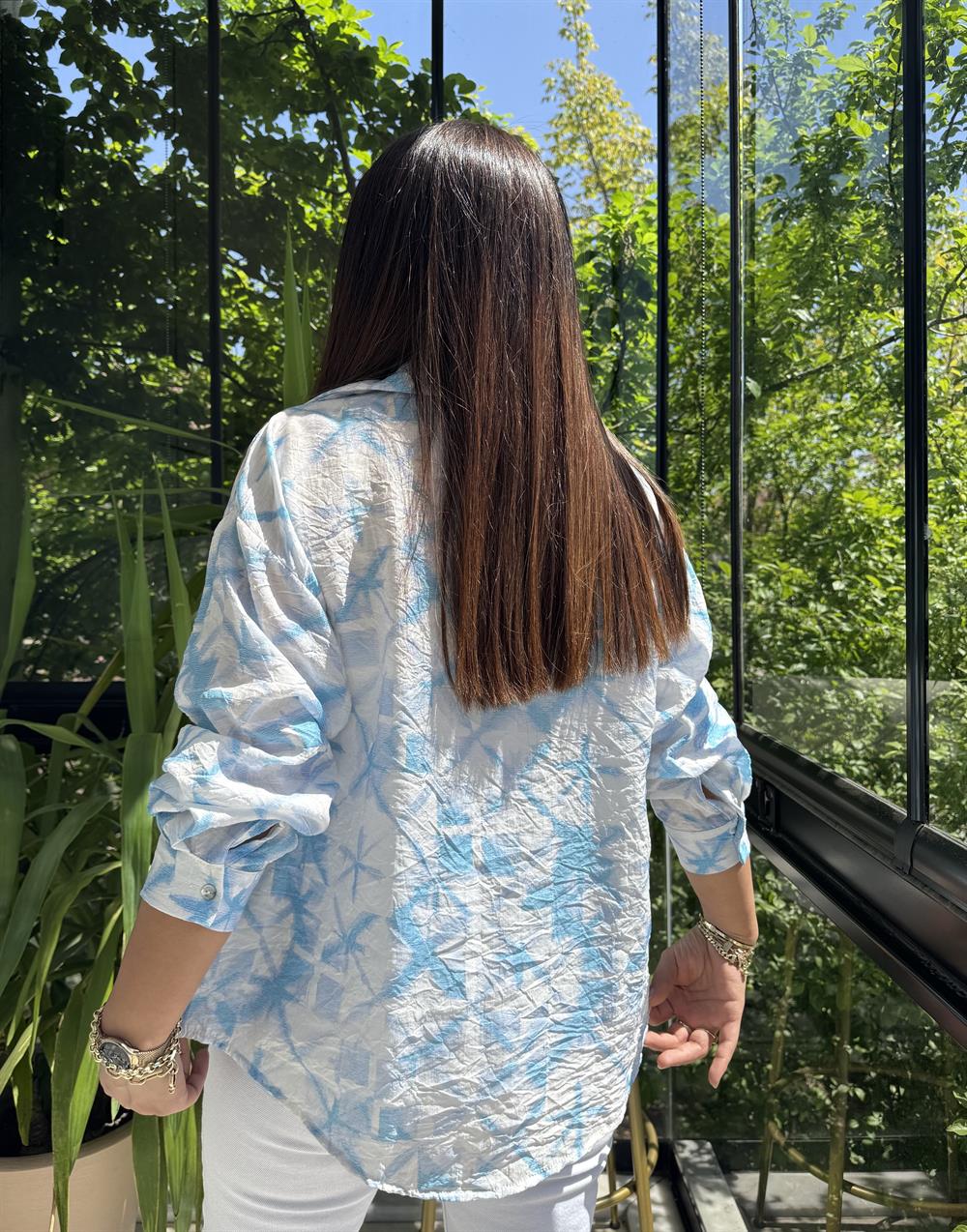 Empirme Gömlek Turkuaz