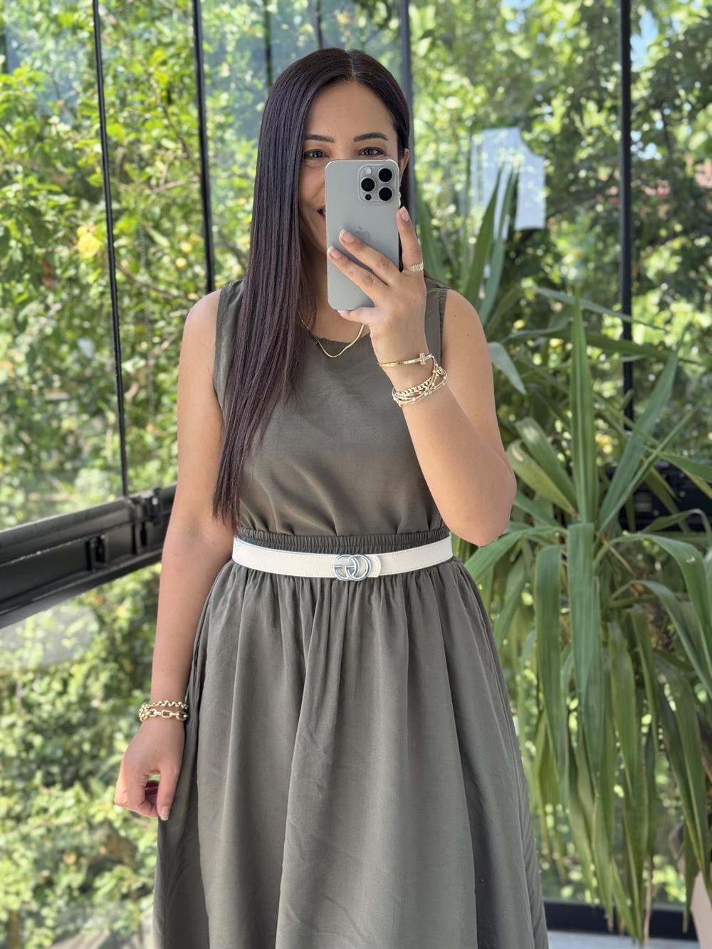 Etekli Tensel Takım Haki Yeşili