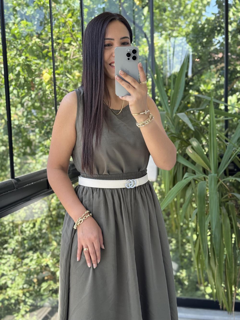 Etekli Tensel Takım Haki Yeşili