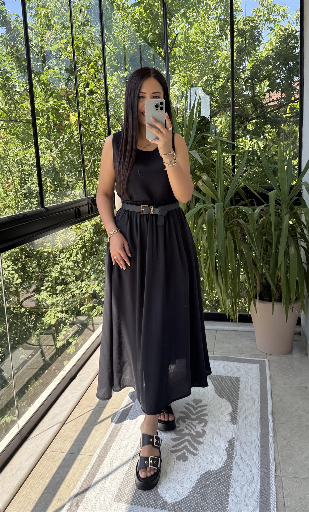 Etekli Tensel Takım Siyah