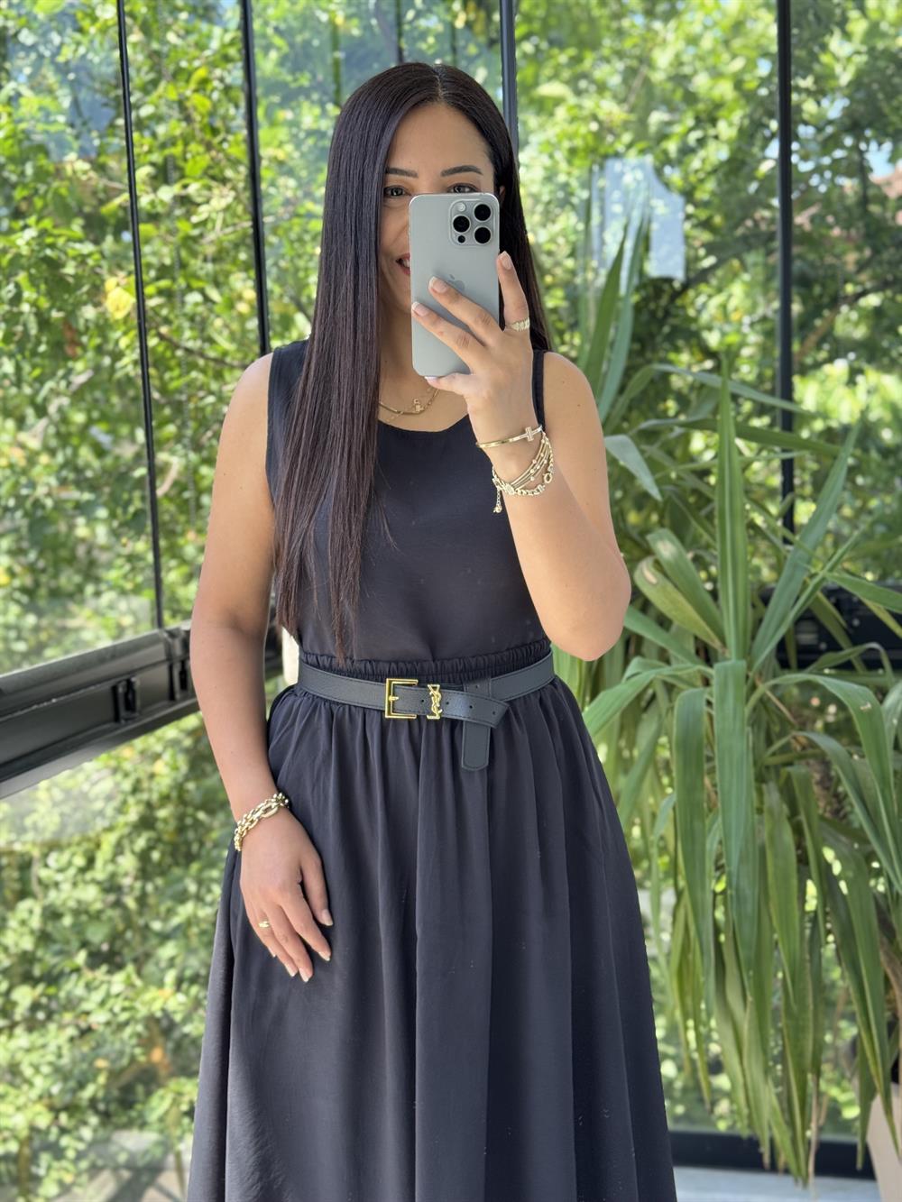 Etekli Tensel Takım Siyah