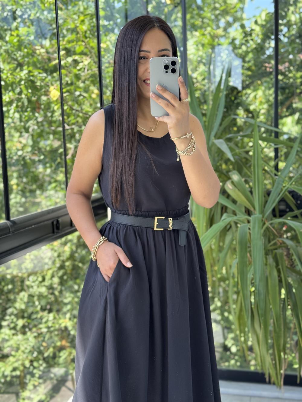 Etekli Tensel Takım Siyah