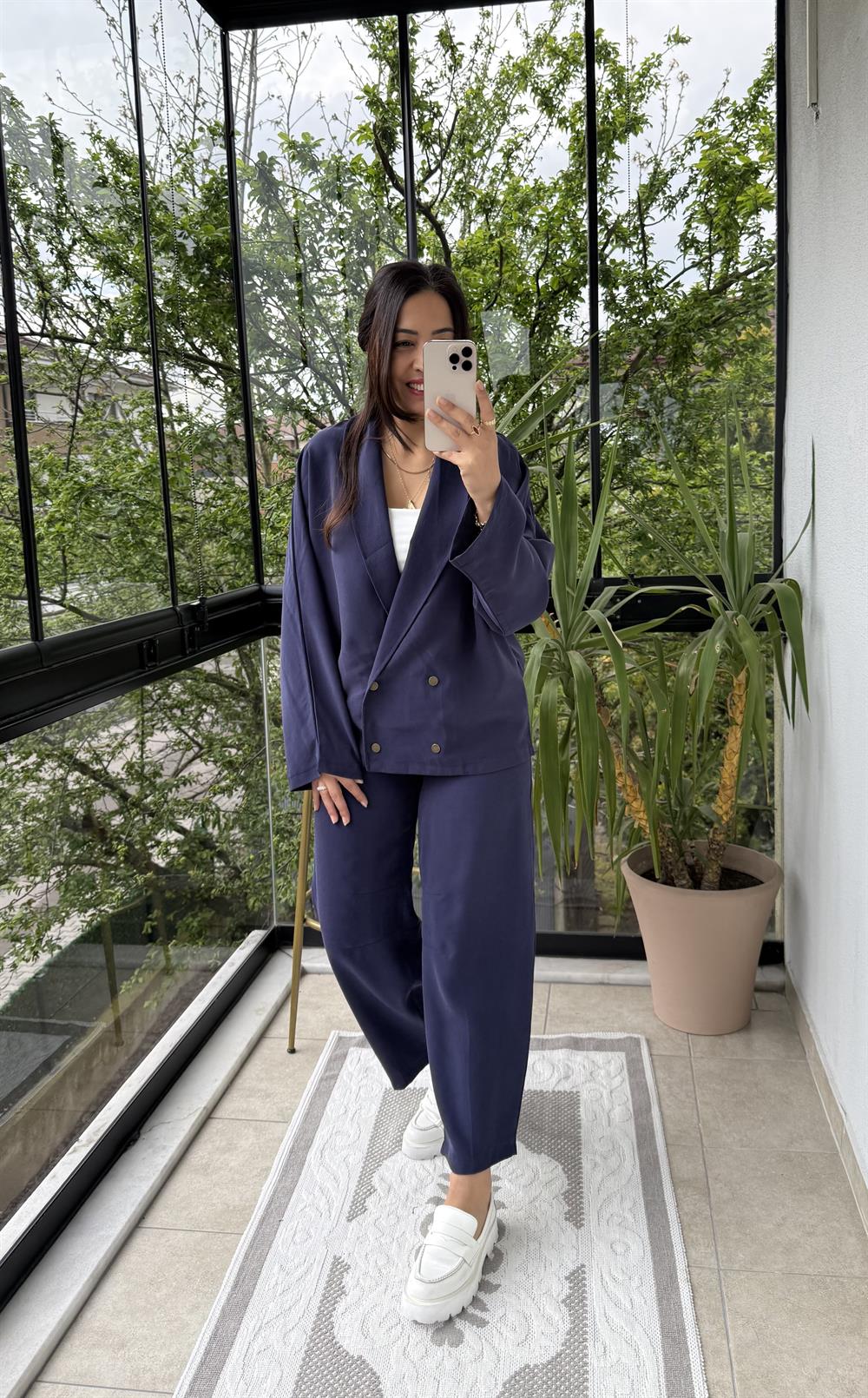 Armani Model Takım Lacivert