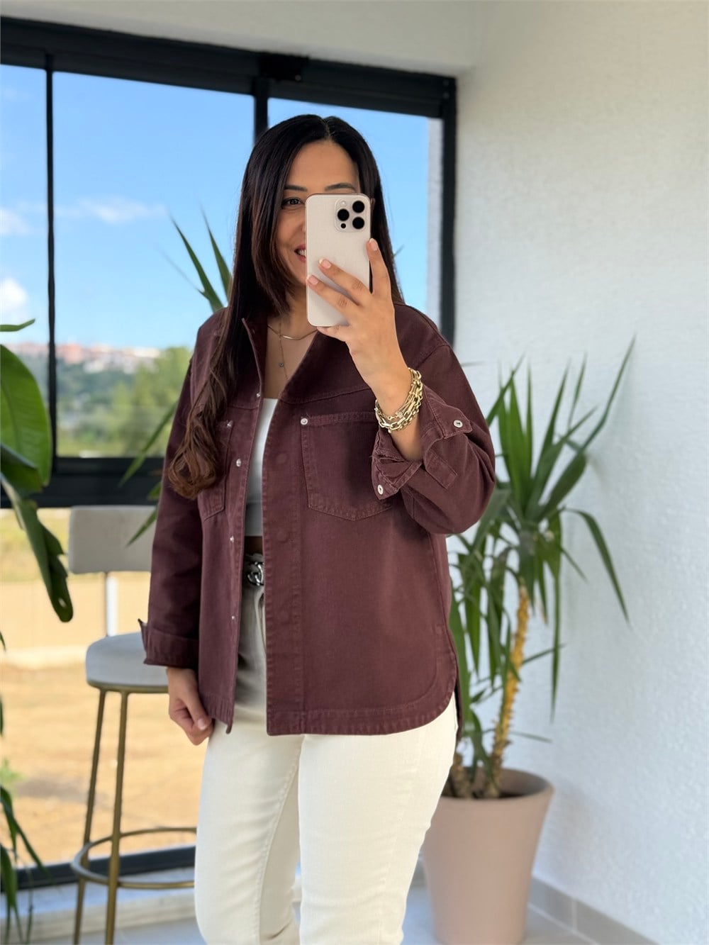 Zra Model Gabardin Ceket Kahve