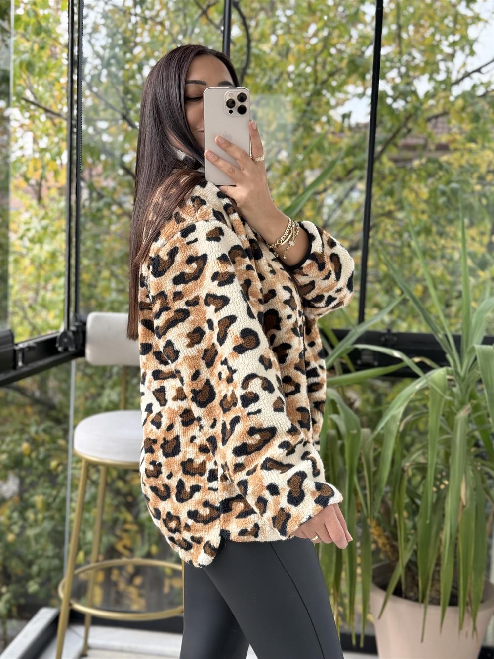 Cepli Leopar Polar Kahve