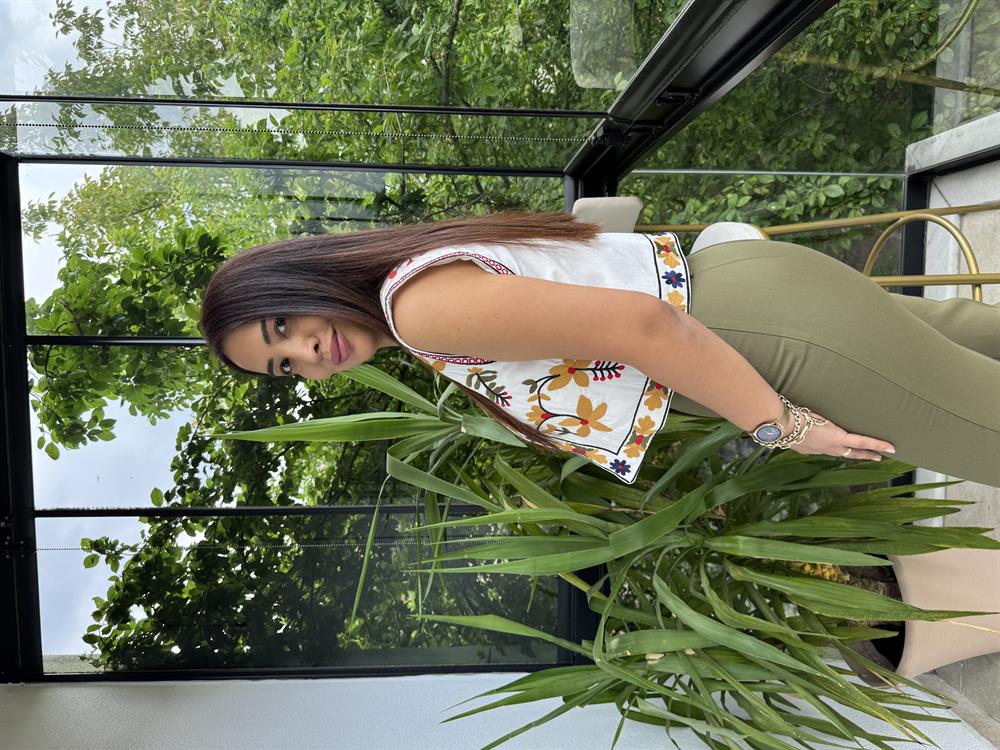 İşlemeli Nakışlı Yelek Hardal