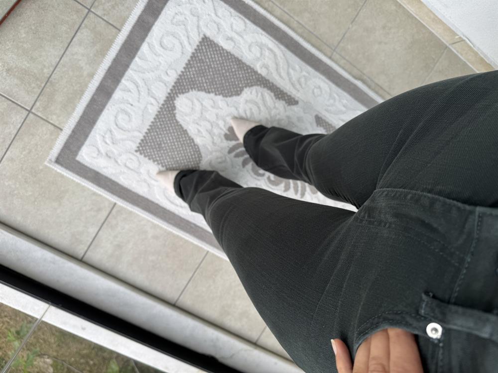 İspanyol Paça Jean Yeşil