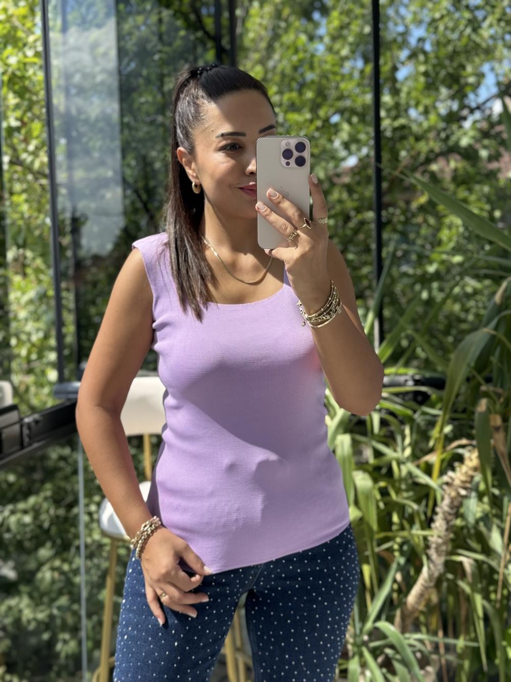 Kare Yaka Atlet Lila