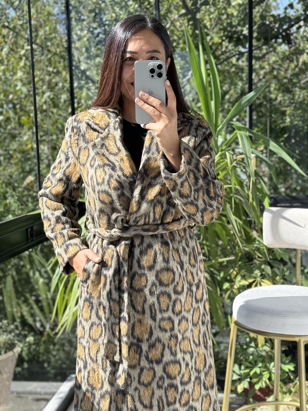 Leopar Salaş Kaban Siyah