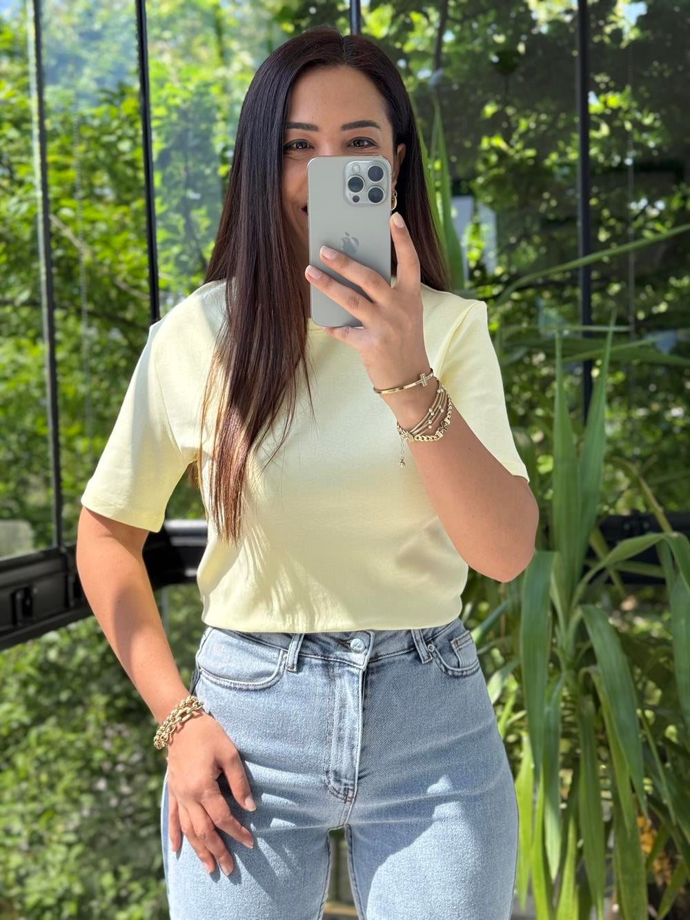 Massi Basic Tişört Sarı