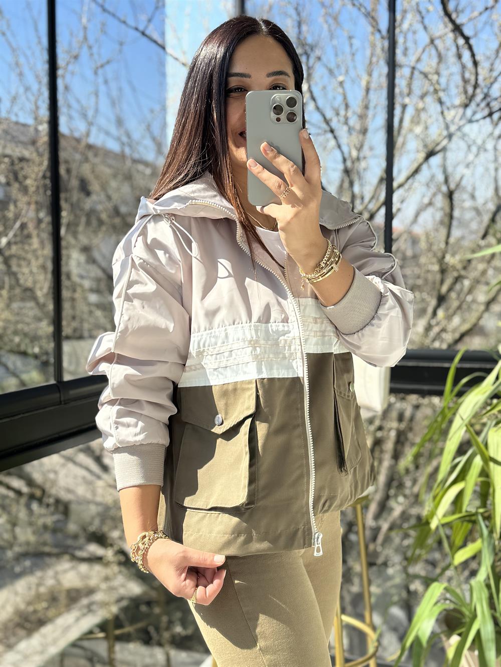 Mix Parka Yağmurluk Taş