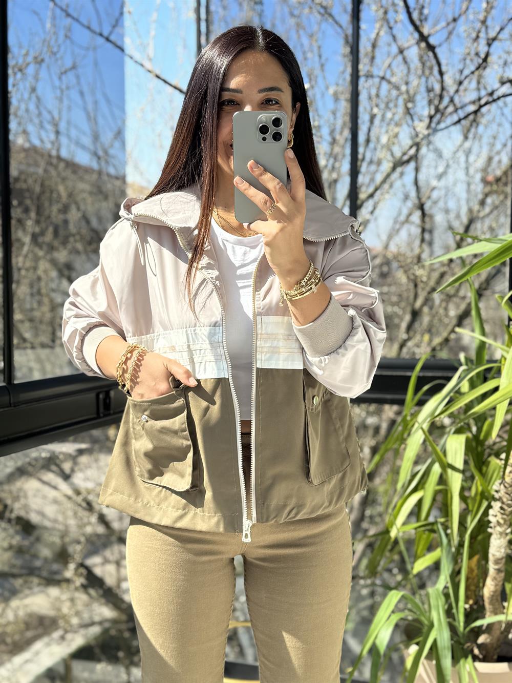 Mix Parka Yağmurluk Taş