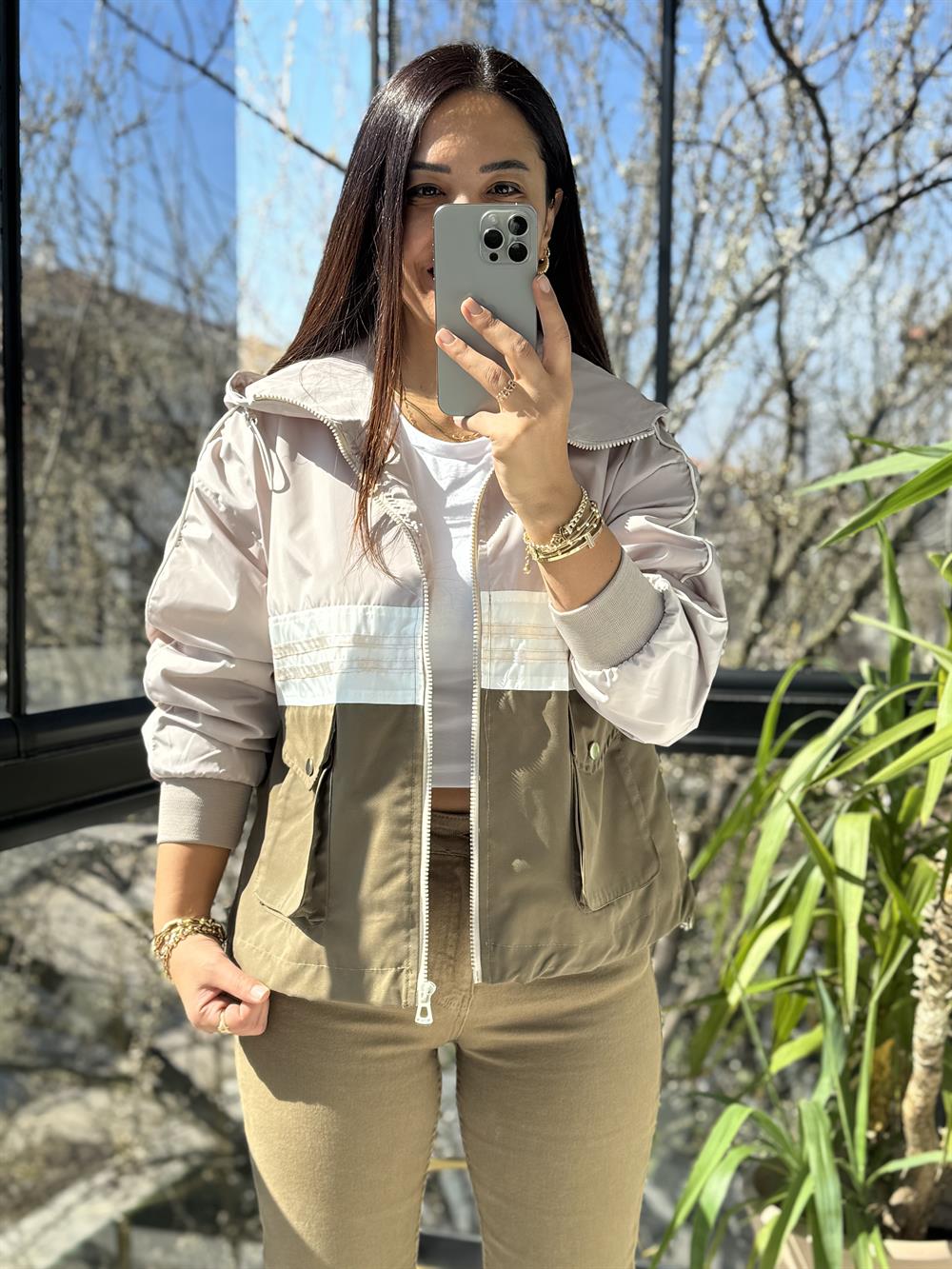 Mix Parka Yağmurluk Taş