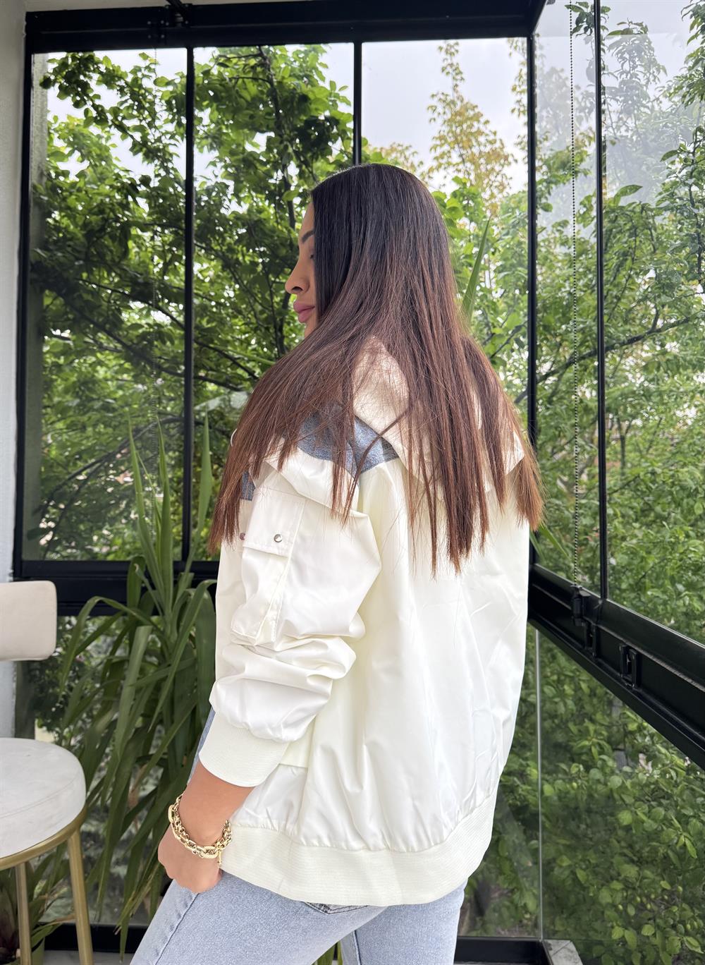 Mix Pilot Yağmurluk Beyaz