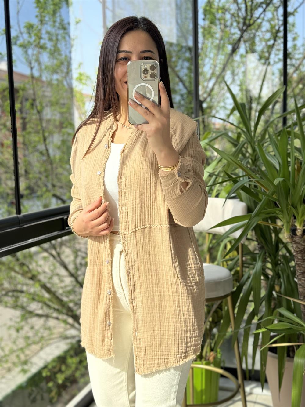 Natural Hırka Gömlek Bisküvi