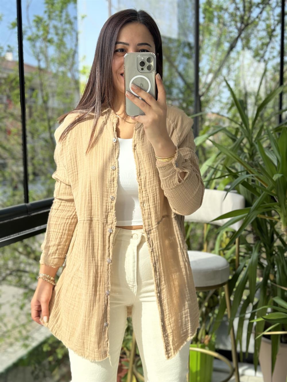 Natural Hırka Gömlek Bisküvi