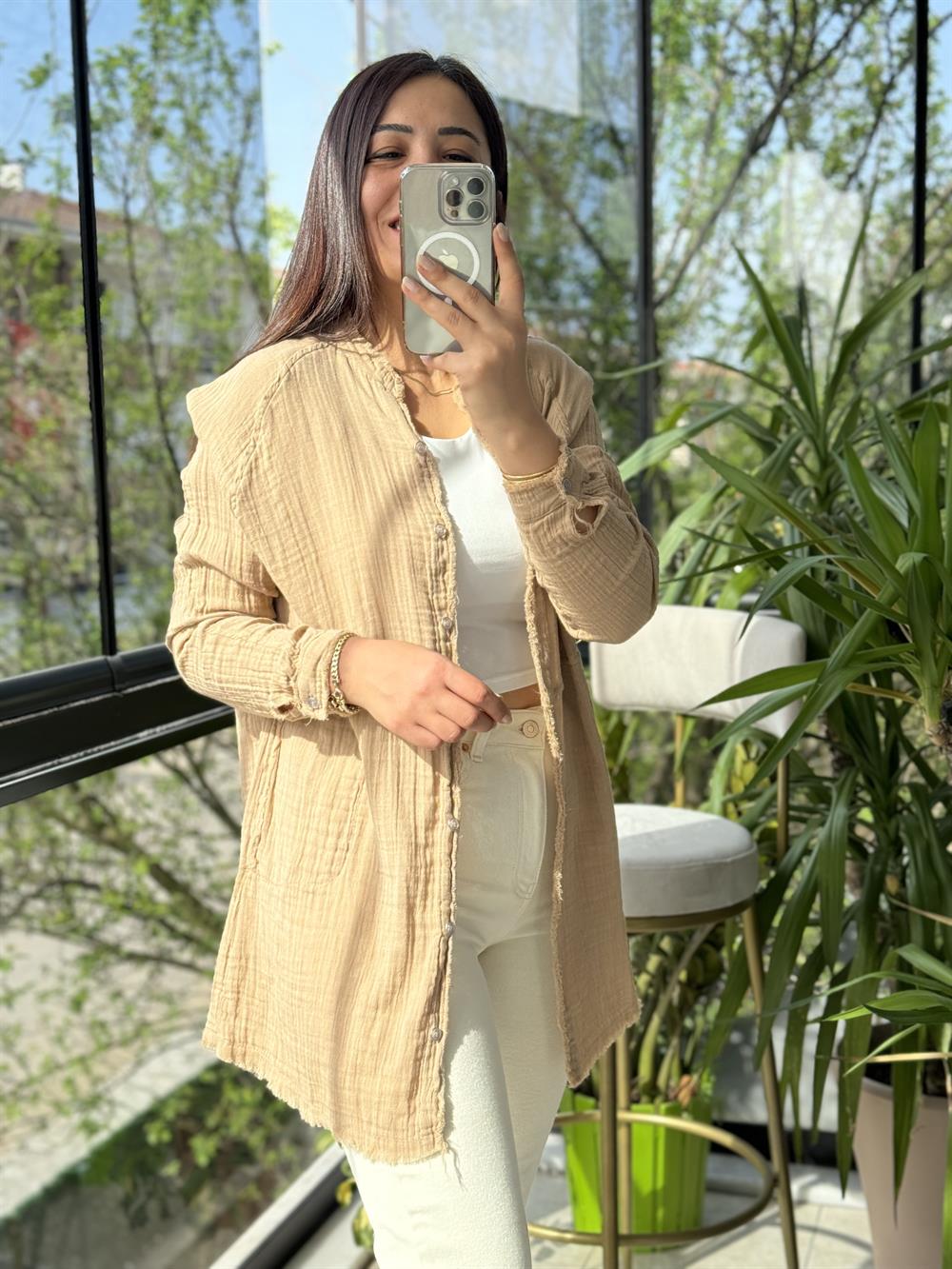 Natural Hırka Gömlek Bisküvi