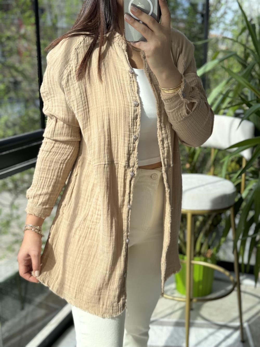 Natural Hırka Gömlek Bisküvi