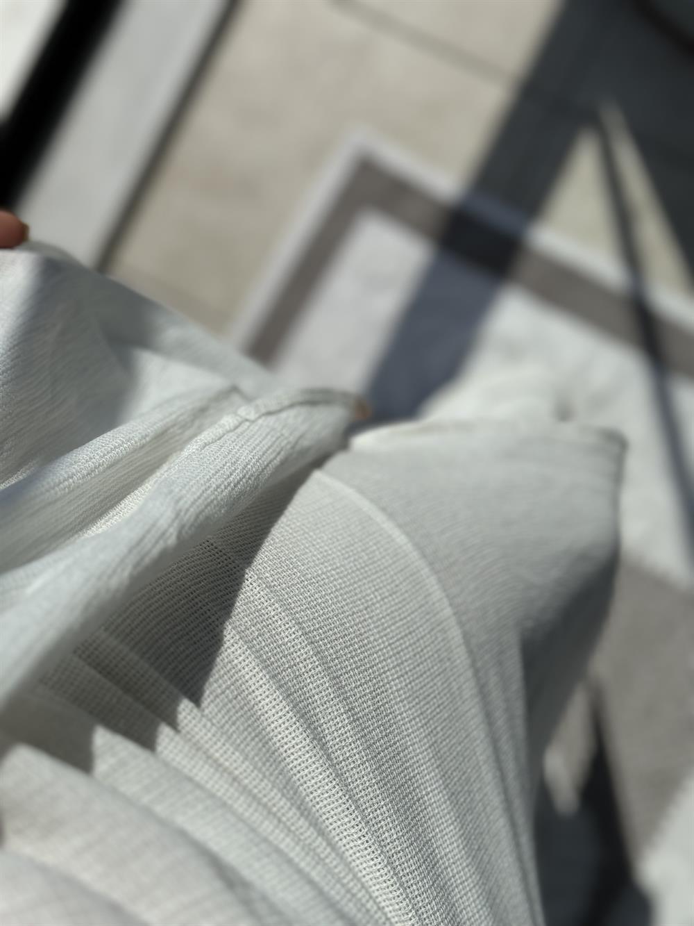 Önü Bağlamalı Etek Beyaz