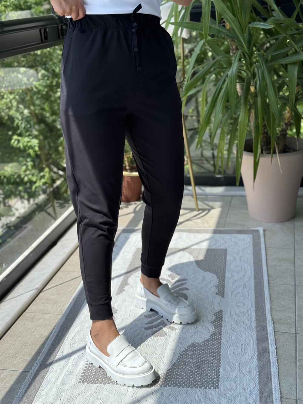 Oysho İpli Lüx Kalite Eşofman Siyah