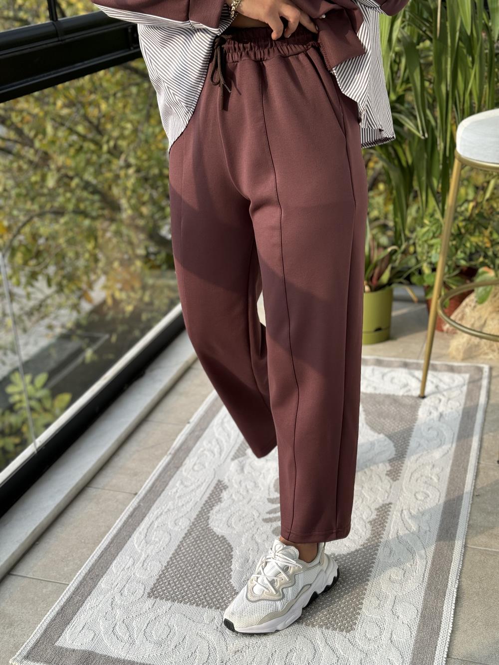 Oysho Modal Eşofman Takım Kahve