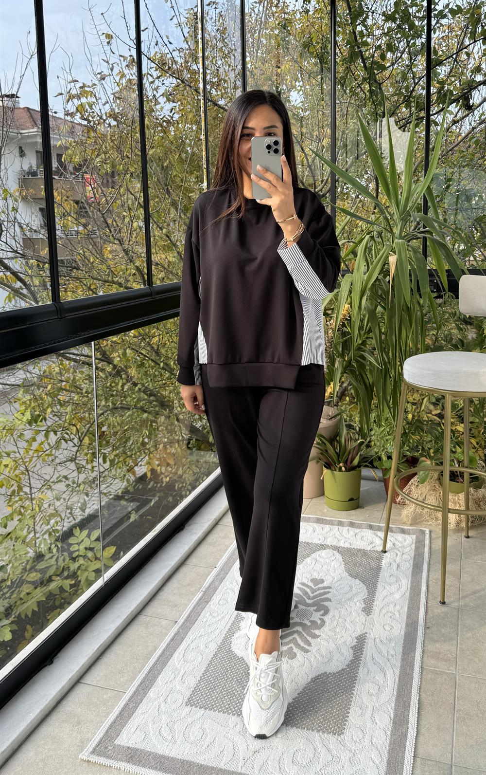 Oysho Modal Eşofman Takım Siyah