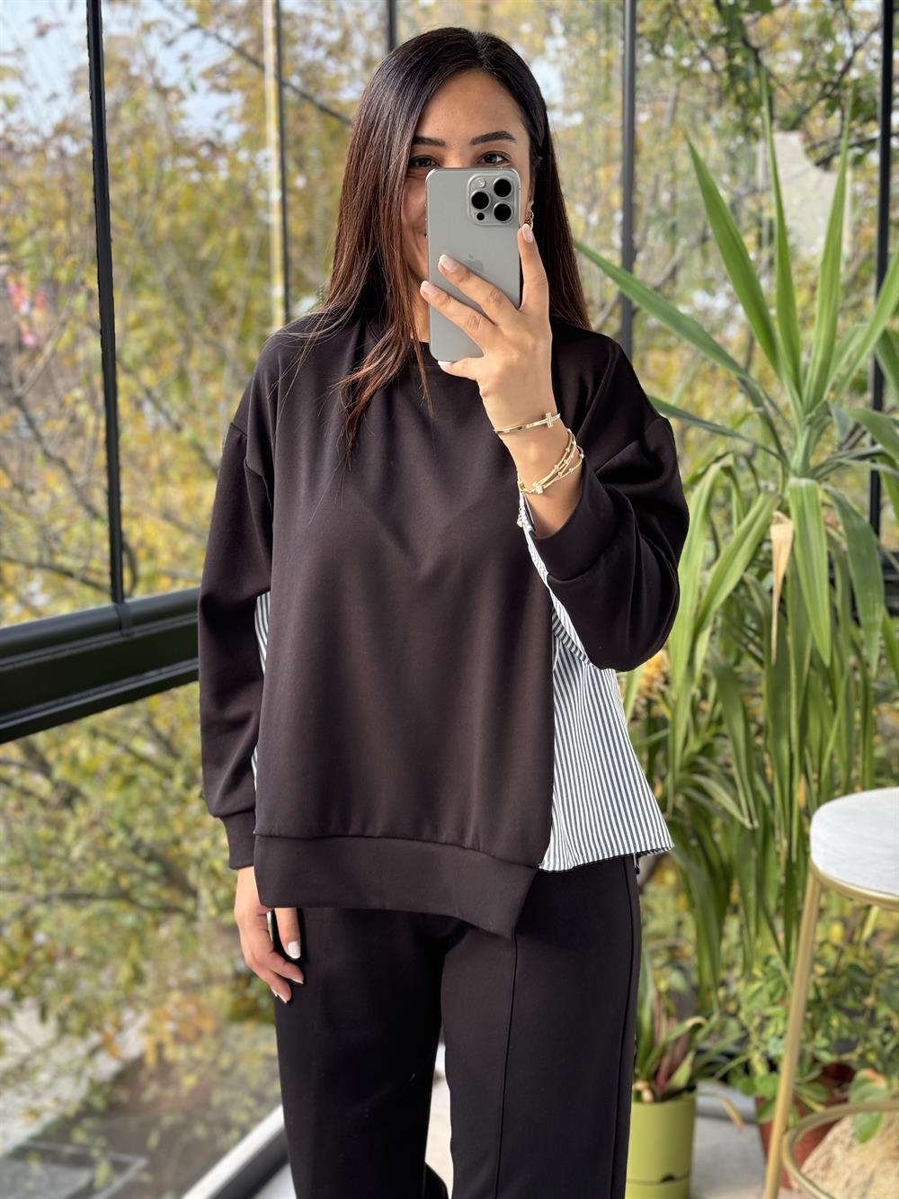 Oysho Modal Eşofman Takım Siyah