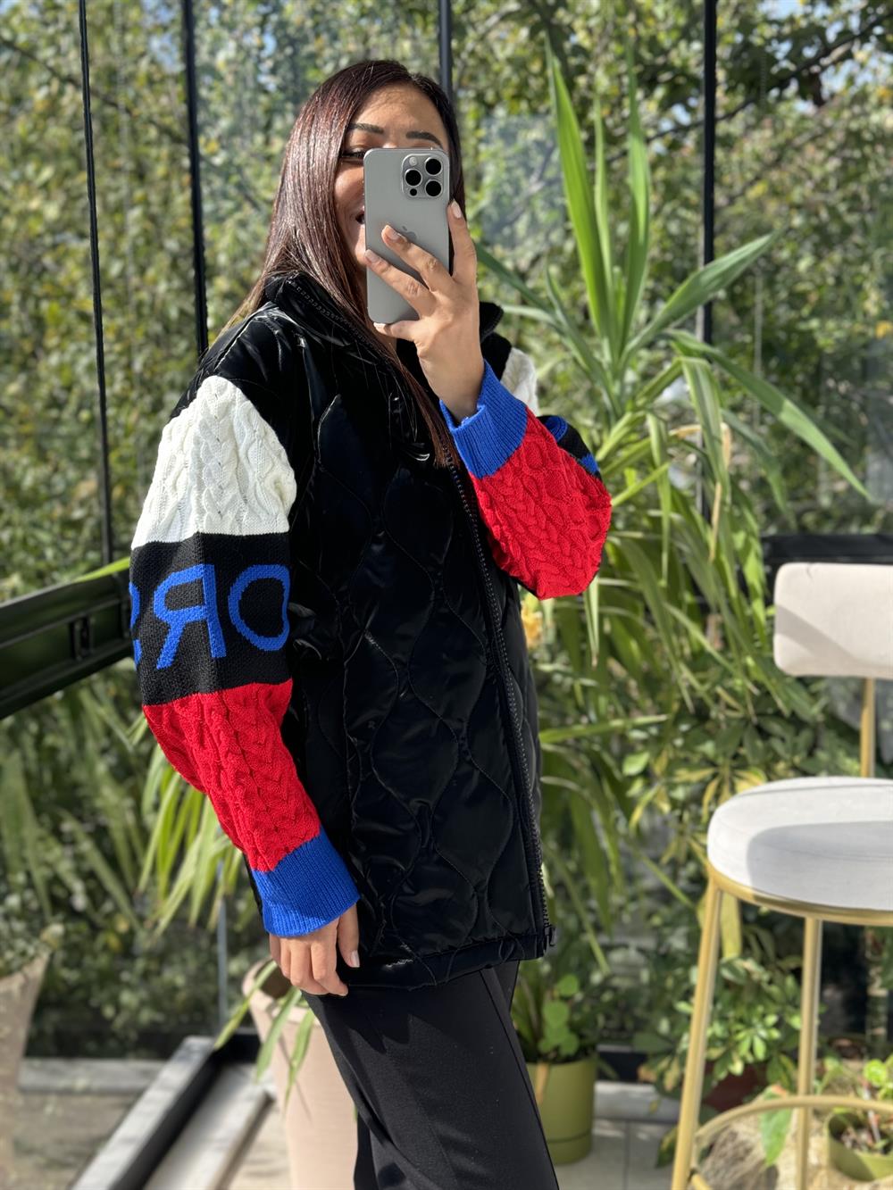 Pearl Triko Mont Siyah