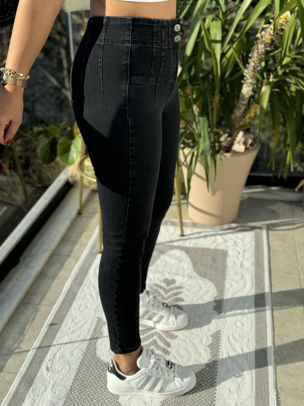 Pensli Skinny Kot Pantolon Antrasit