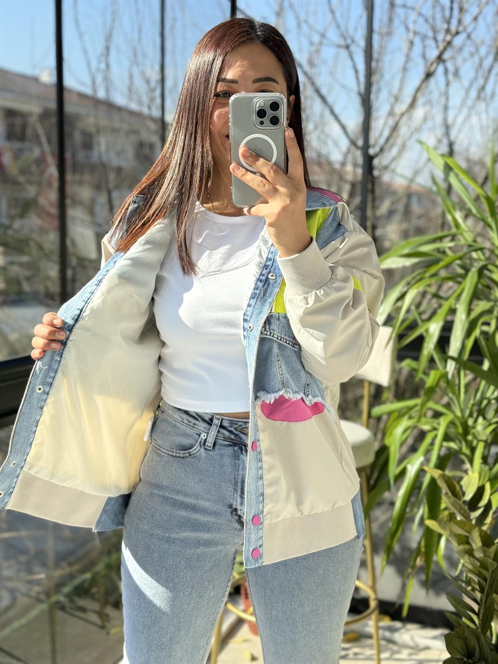 Porto Mix Biyeli Ceket Taş