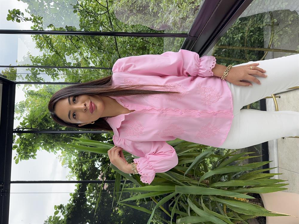 Prenses Gömlek Pembe