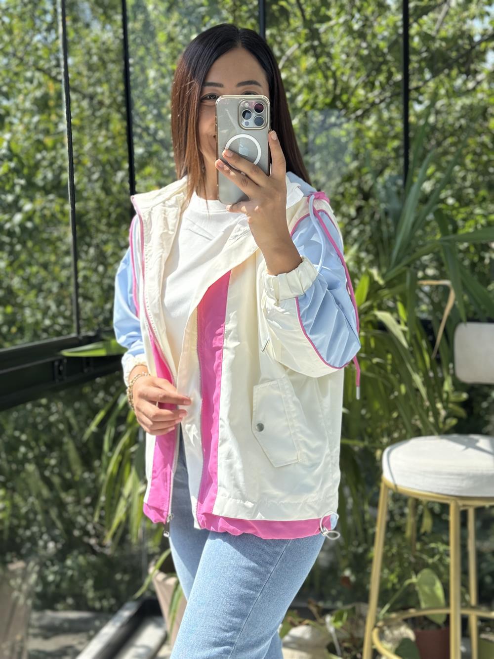 Rainbow Yağmurluk Fuşya