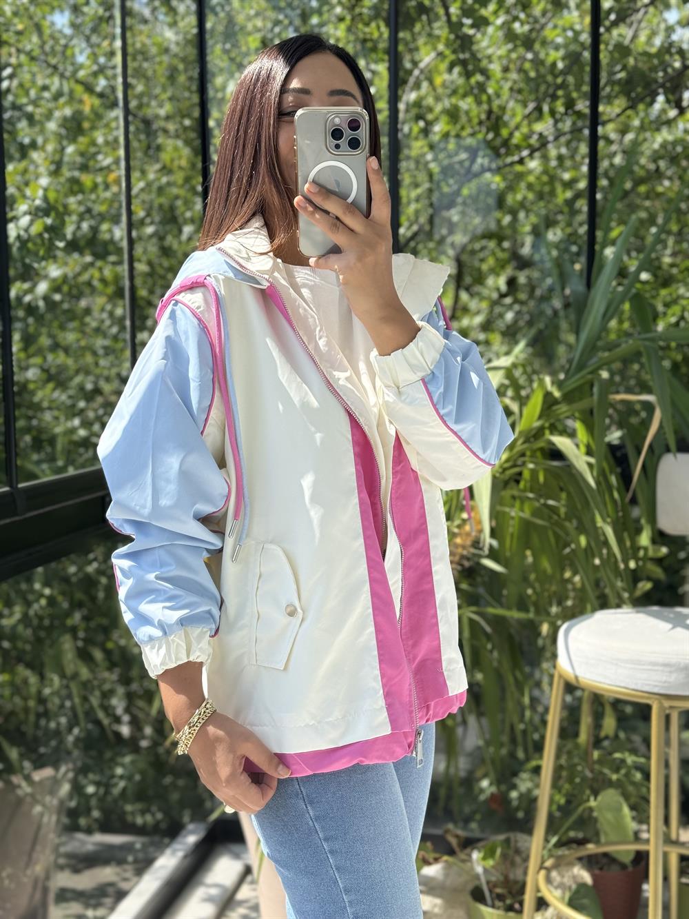 Rainbow Yağmurluk Fuşya