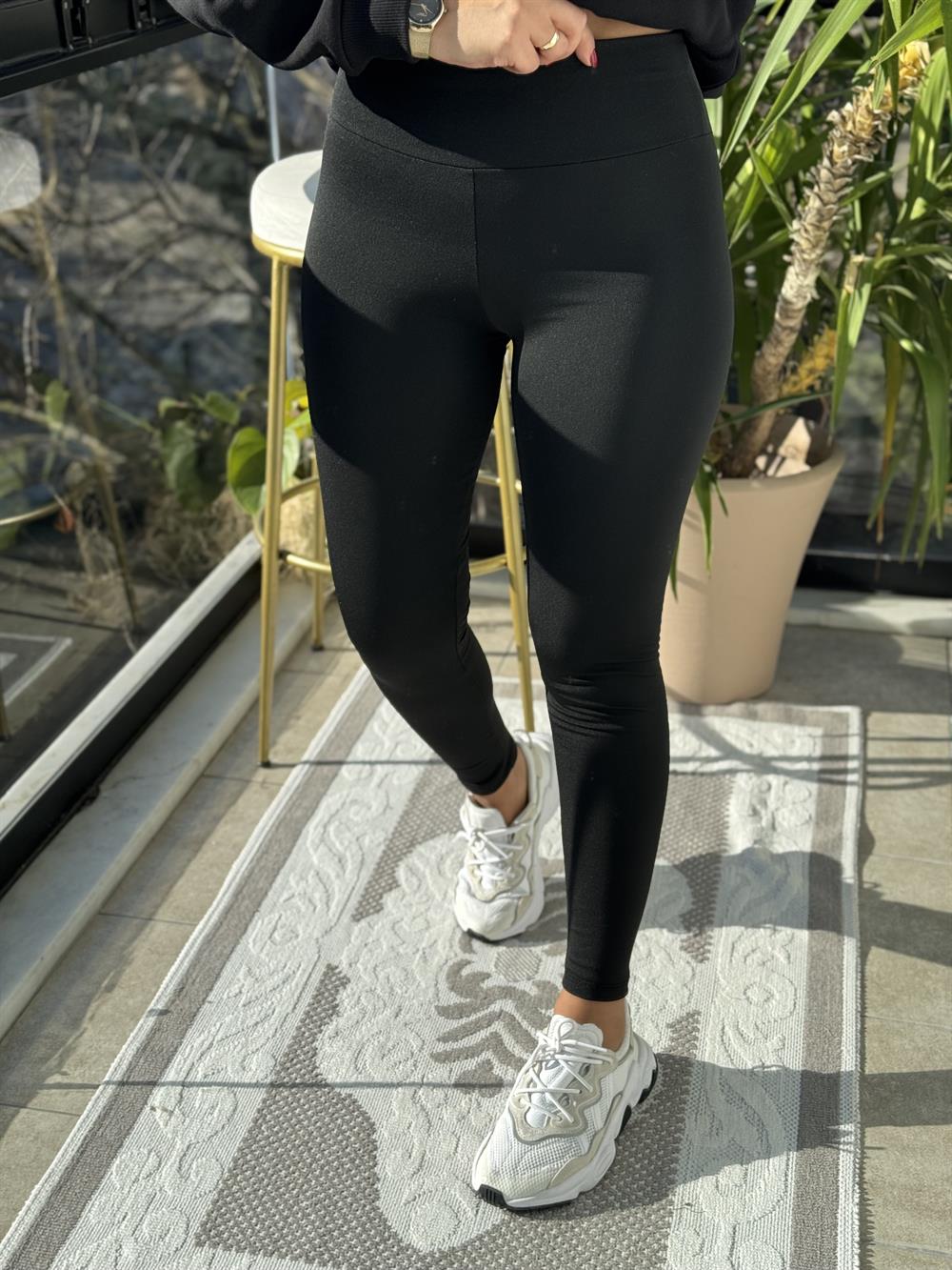 Şardonlu Oysho Tayt Siyah