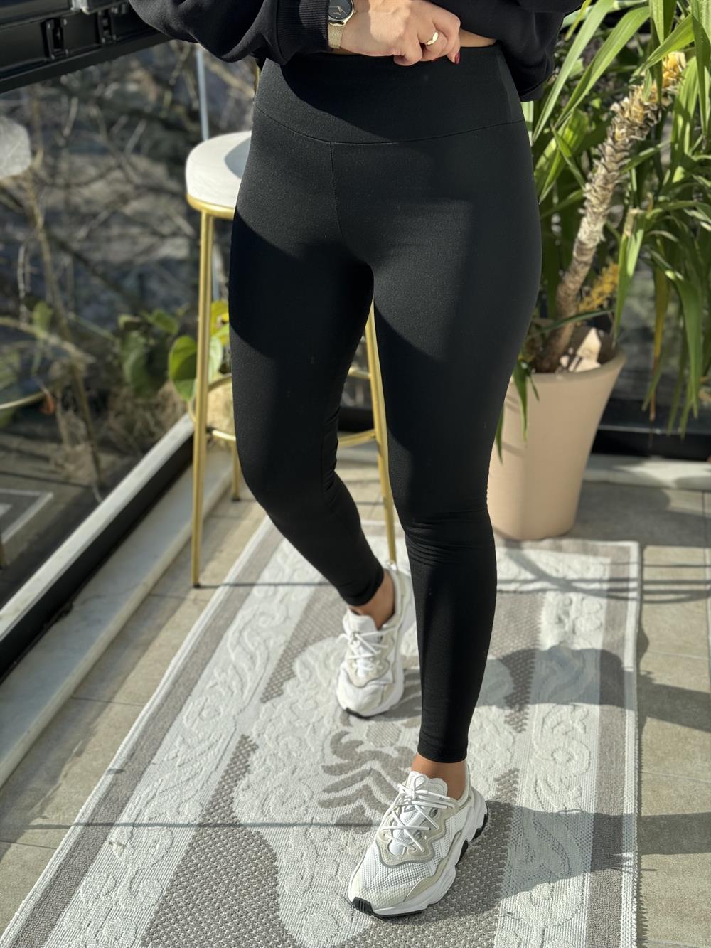 Şardonlu Oysho Tayt Siyah