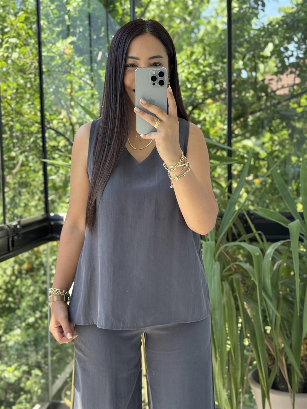 Sıfır Kol Cupra Takım Antrasit