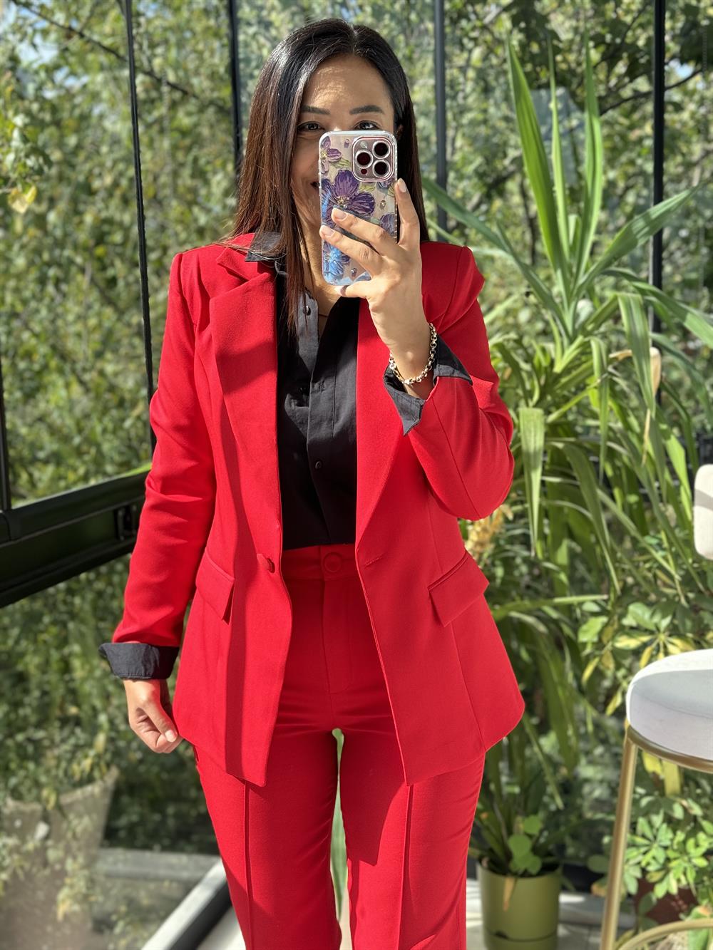 Takım Elbise Kırmızı