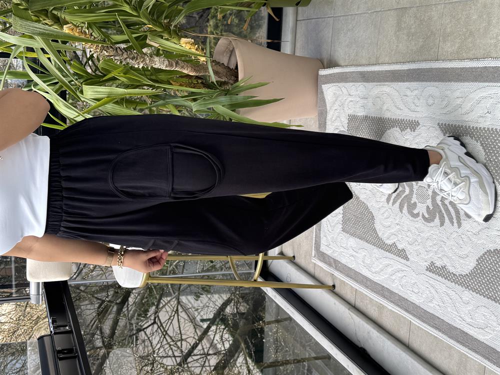 Tasarım Eşofman Siyah