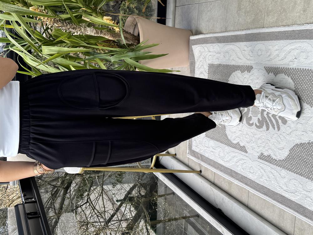 Tasarım Eşofman Siyah