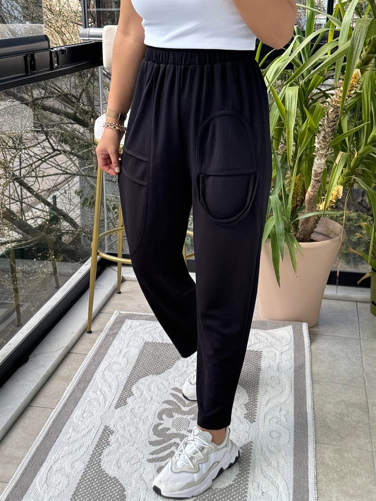 Tasarım Eşofman Siyah