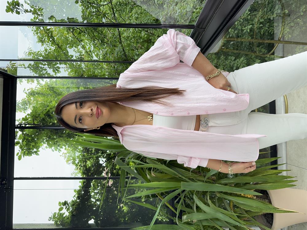 Transparan Gömlek Pembe