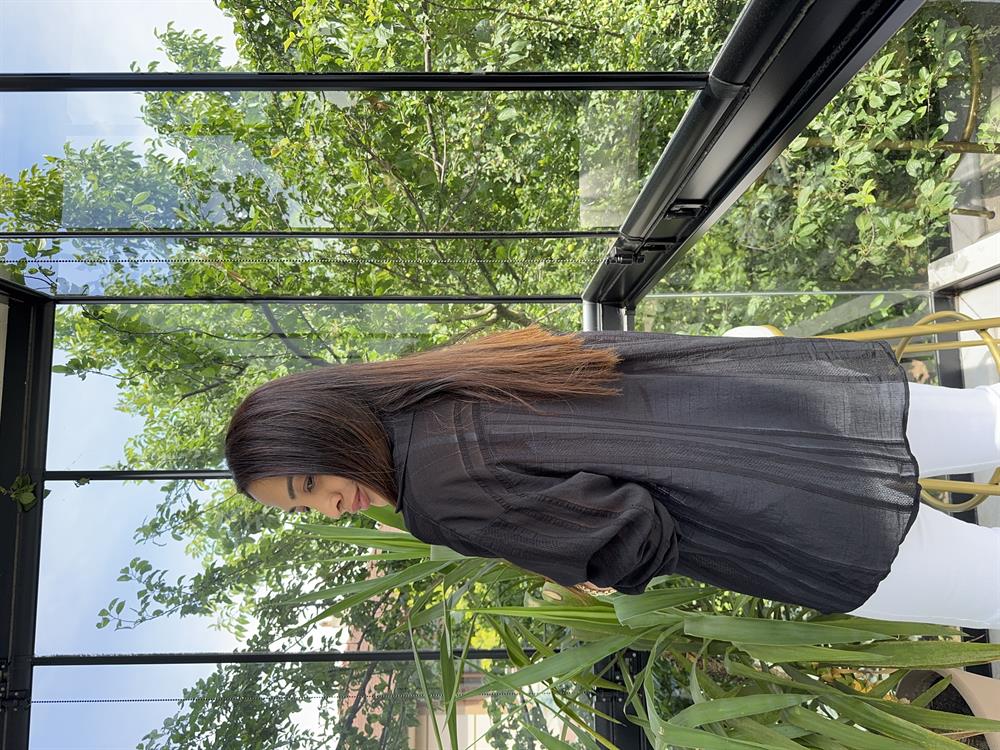 Transparan Gömlek Siyah