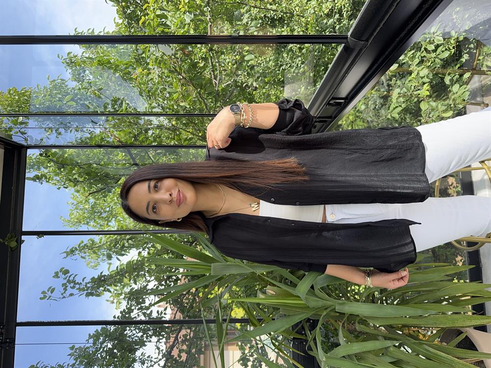 Transparan Gömlek Siyah