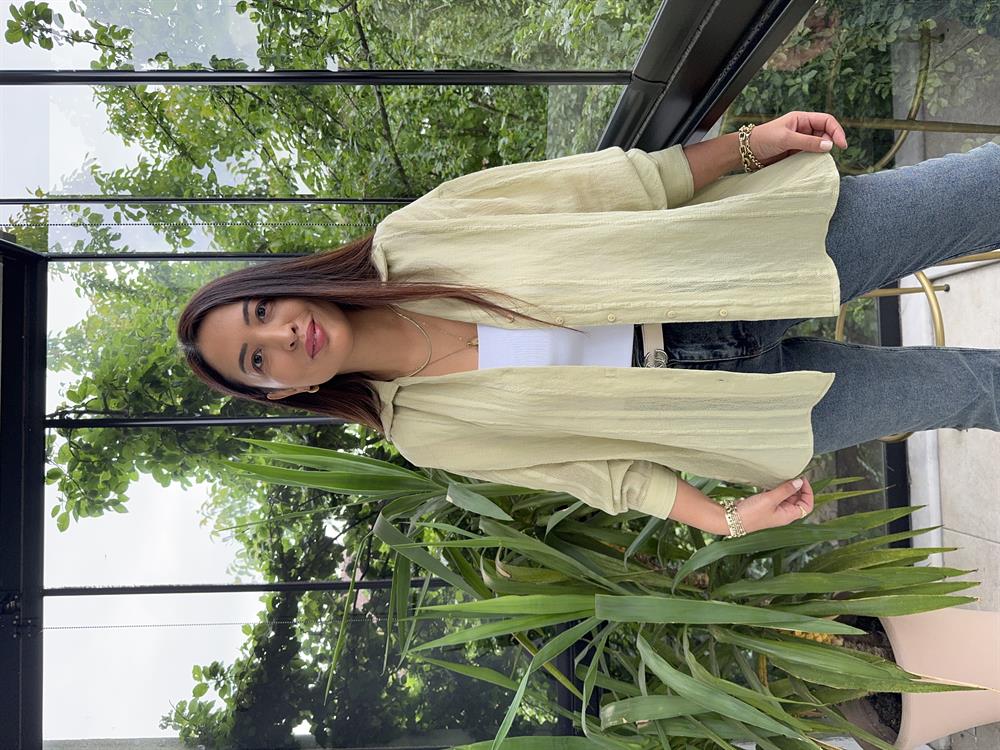 Transparan Gömlek Yeşil