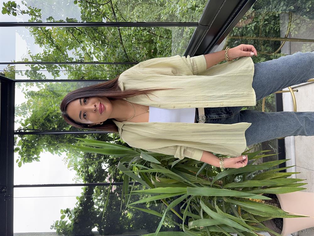 Transparan Gömlek Yeşil