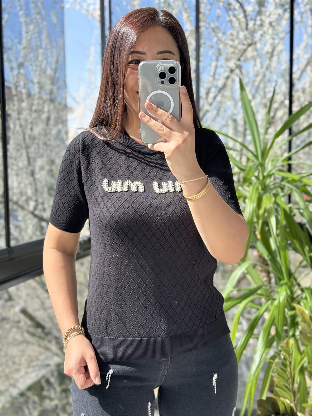 Miu Miu Triko Kazak Siyah