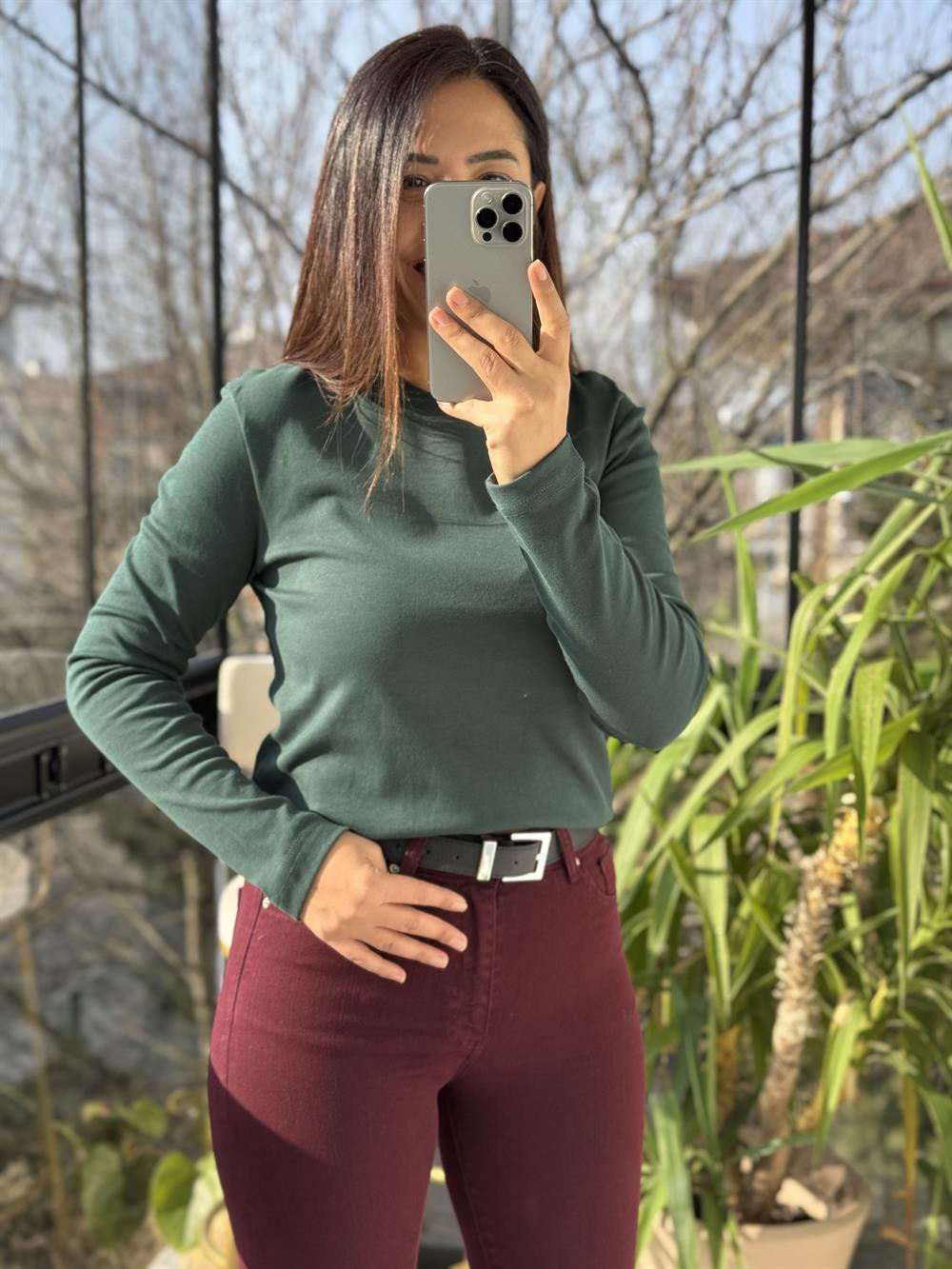 Uzun Kol Penye Yeşil