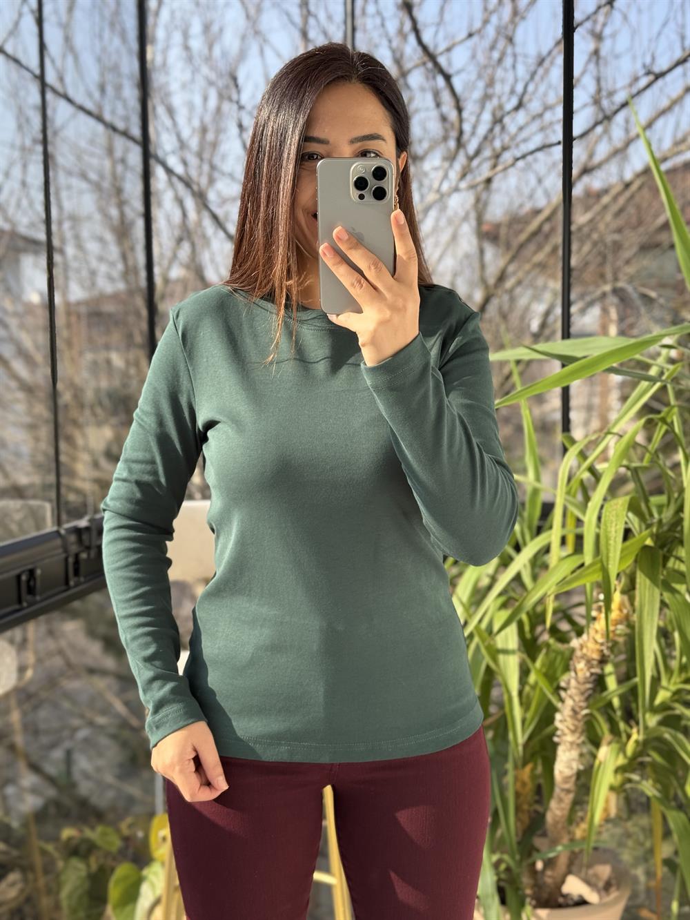 Uzun Kol Penye Yeşil