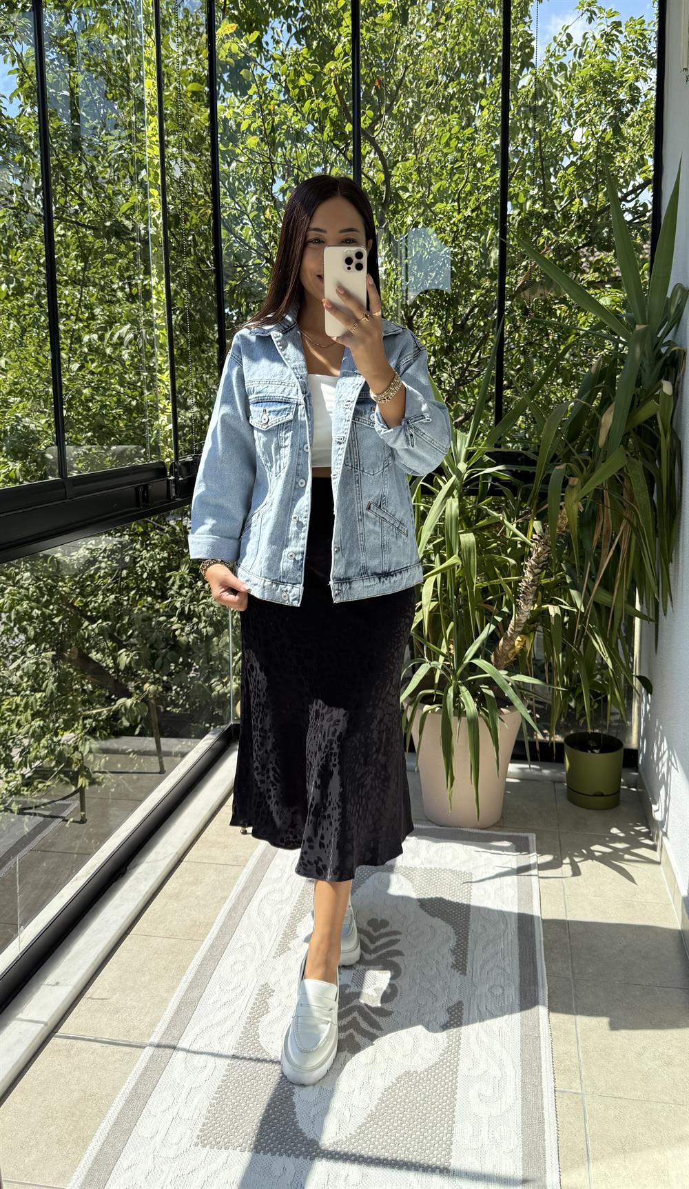 Yan Flato Kot Ceket Mavi