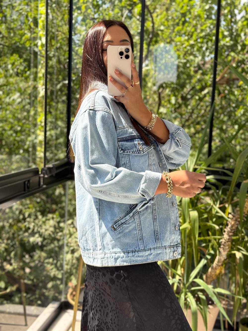 Yan Flato Kot Ceket Mavi